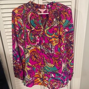 Lilly Pulitzer silk blouse